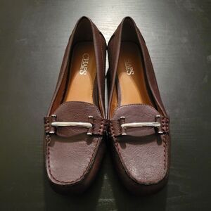 Chaps‎ Brown/Maroon Loafers Size 9B Womens Office Trendy Work Casual